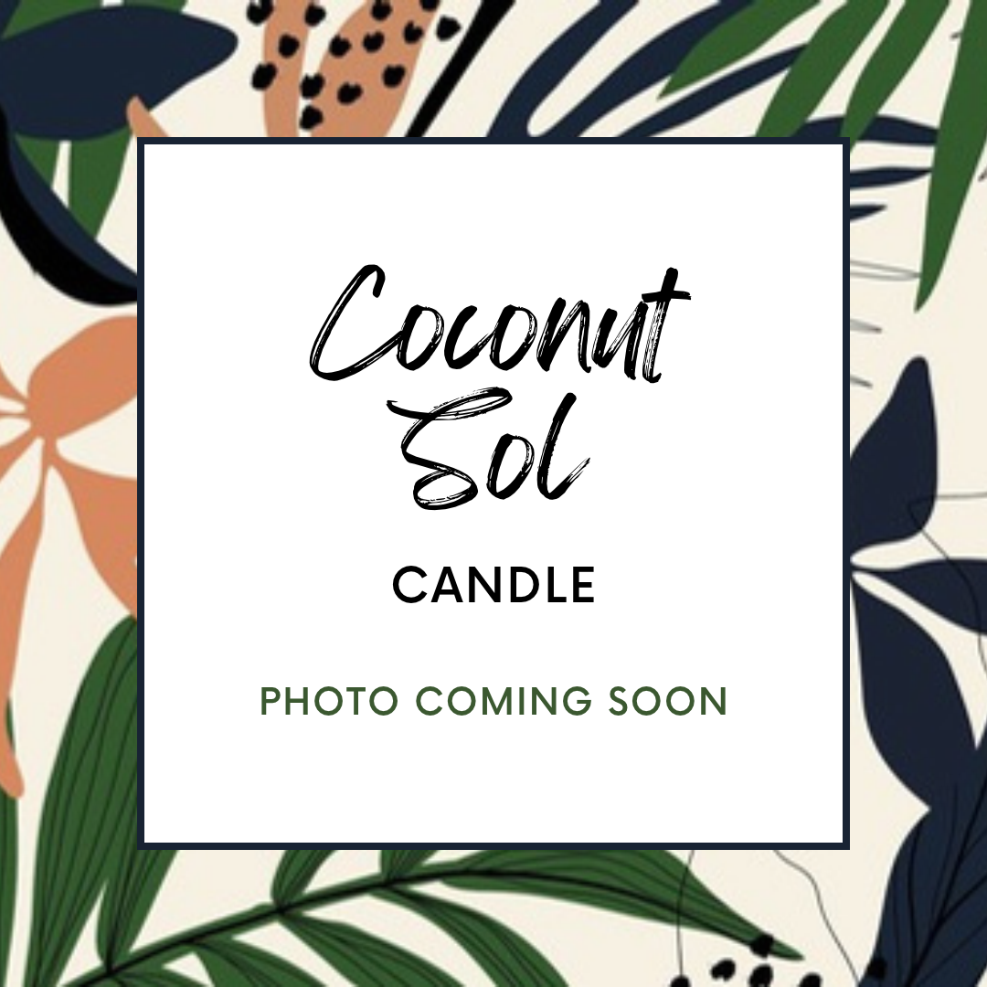 Coconut Sol candle, photo coming soon