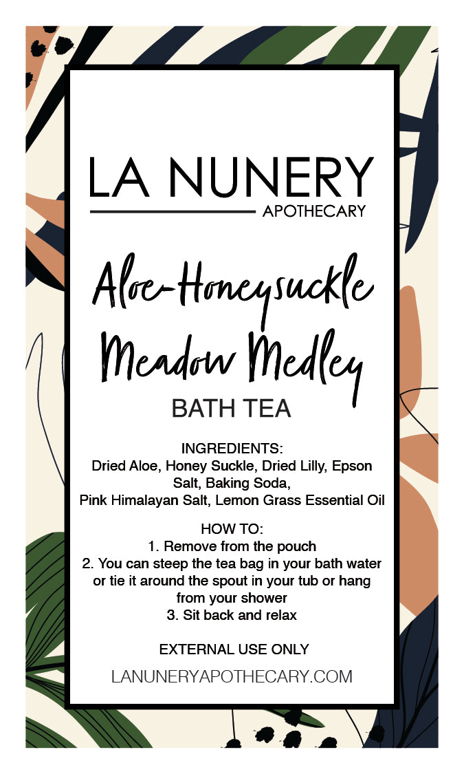 Aloe-Honeysuckle Meadow Medley Bath Tea