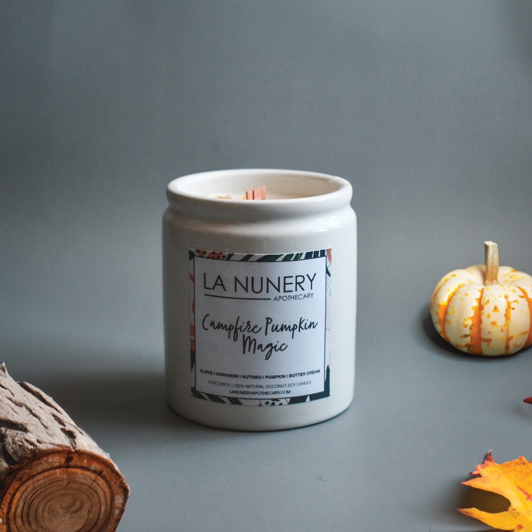 Campfire Pumpkin Magic Wood wick Candle