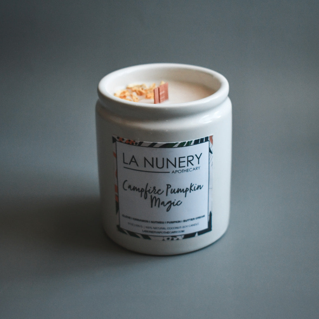 Campfire Pumpkin Magic Wood wick Candle
