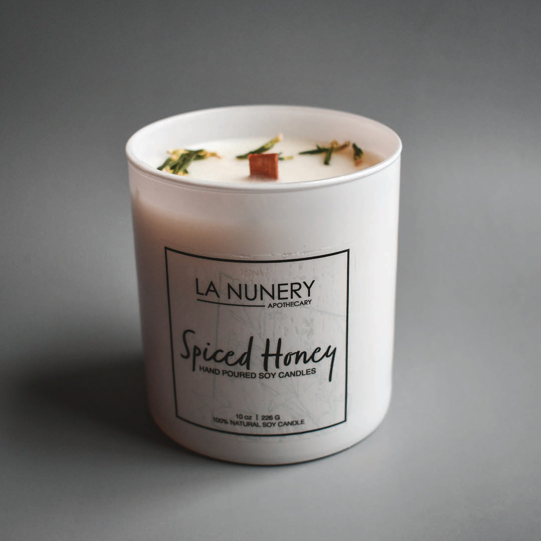 Spiced Honey Wooden Wick Candle