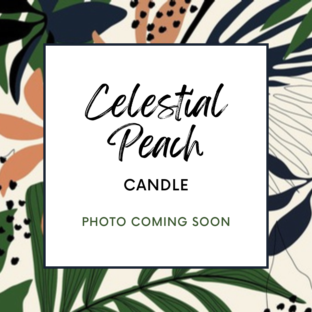 Celestial Peach candle, photo coming soon