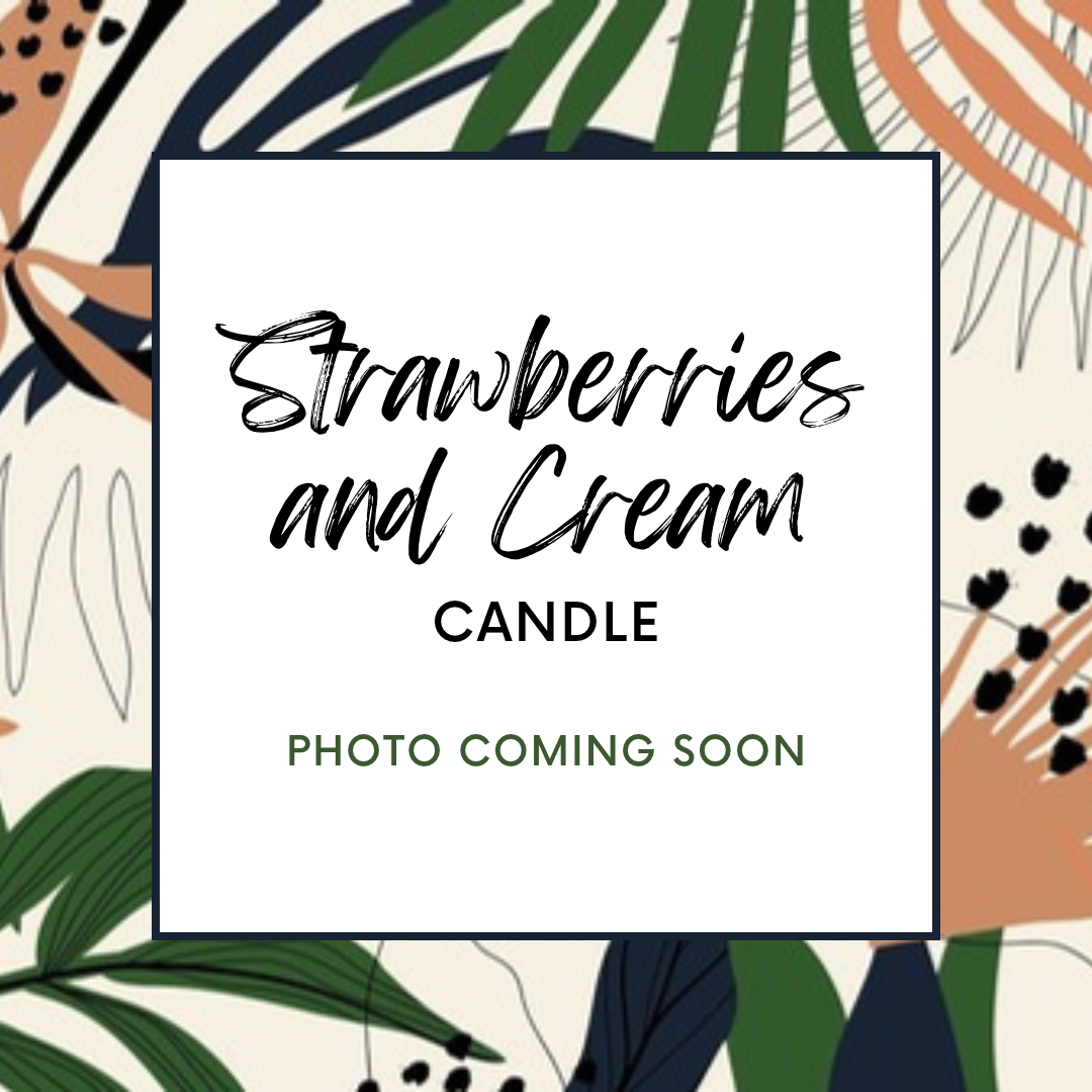 Strawberries and Cream candle, photo coming soon